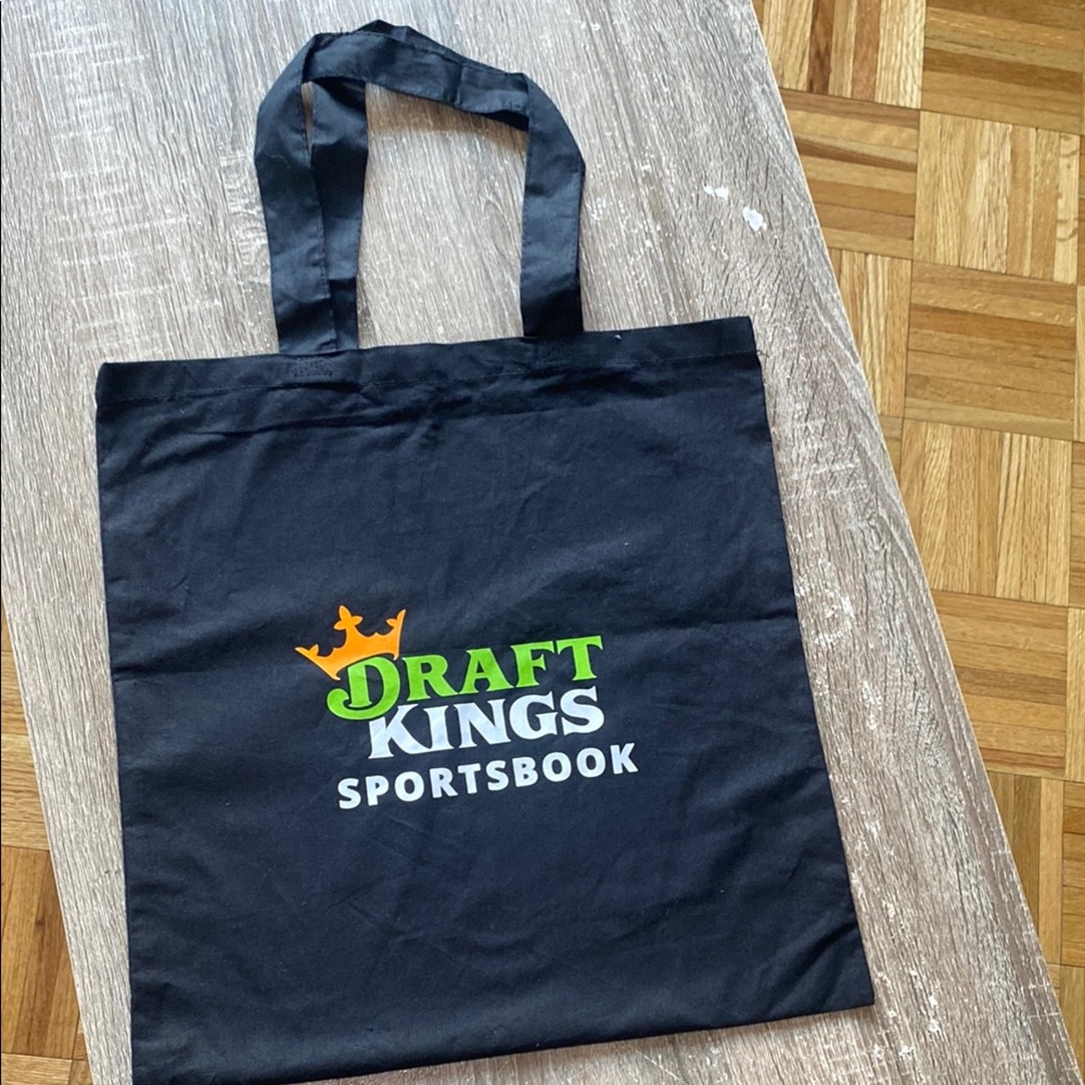 DraftKings Sportsbook Black Tote Bag